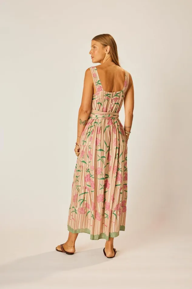 Women Natalie Martin Dresses Jasmine Maxi Chamomile Rose