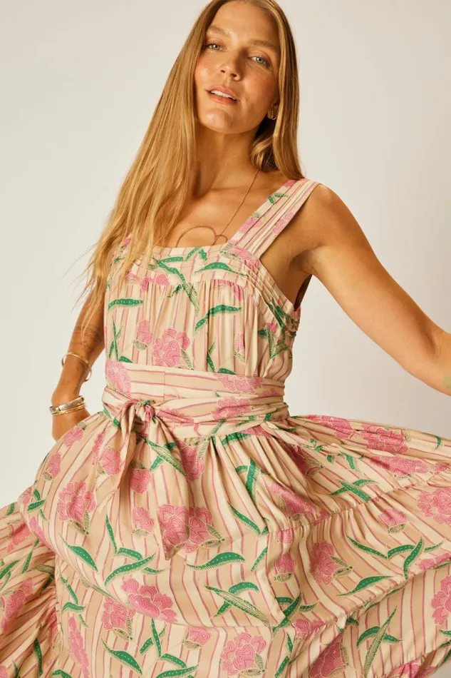 Women Natalie Martin Dresses Jasmine Maxi Chamomile Rose