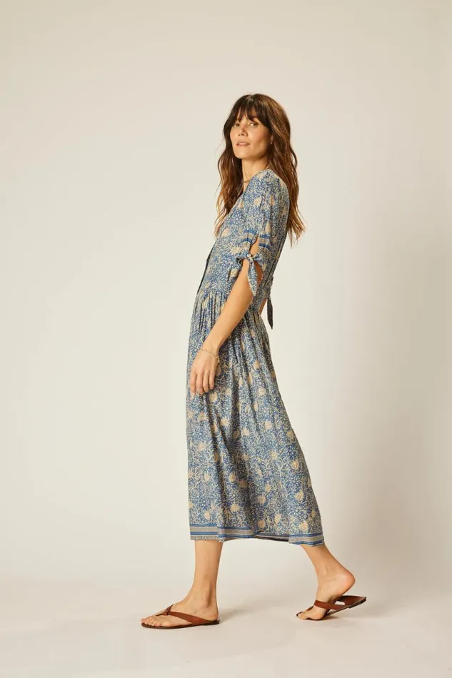 Women Natalie Martin Dresses Layla Dress Water Lily Blue