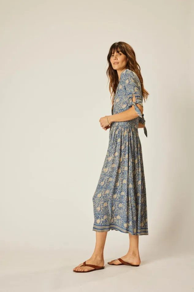 Women Natalie Martin Dresses Layla Dress Water Lily Blue