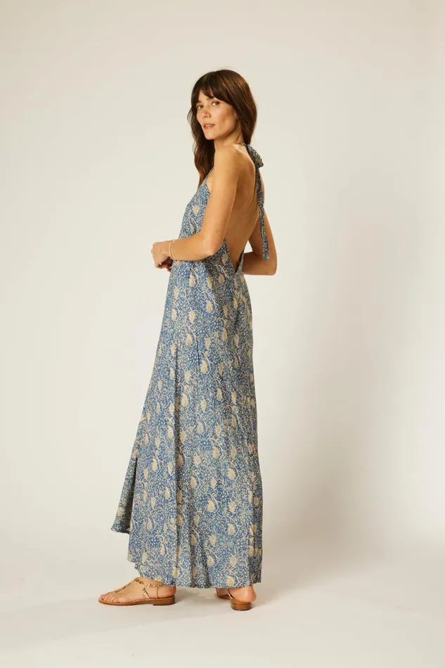 Women Natalie Martin Dresses Lola Dress Water Lily Blue