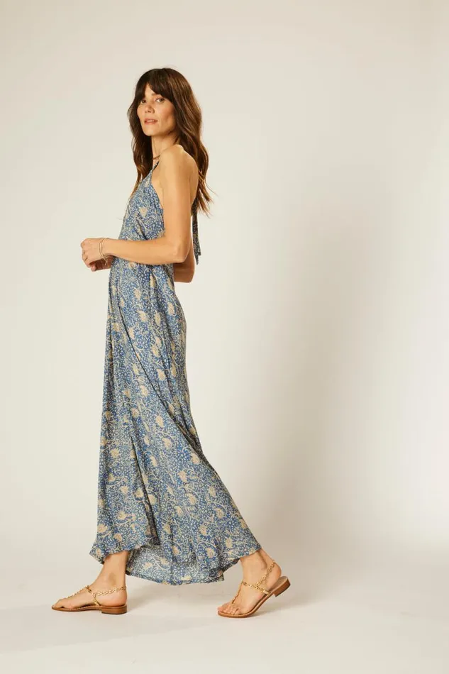 Women Natalie Martin Dresses Lola Dress Water Lily Blue