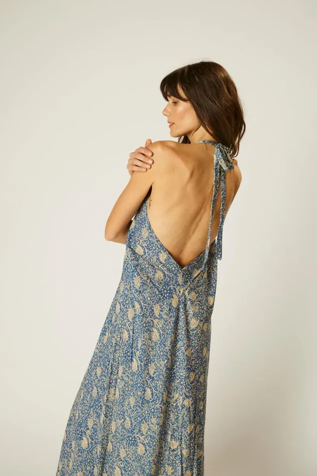 Women Natalie Martin Dresses Lola Dress Water Lily Blue