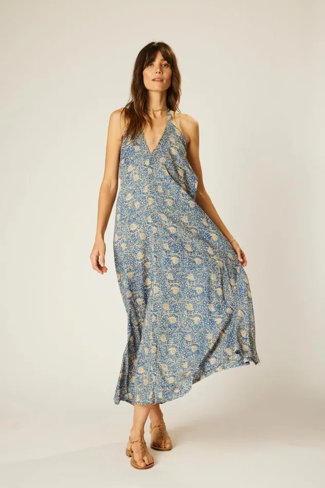 Women Natalie Martin Dresses Lola Dress Water Lily Blue