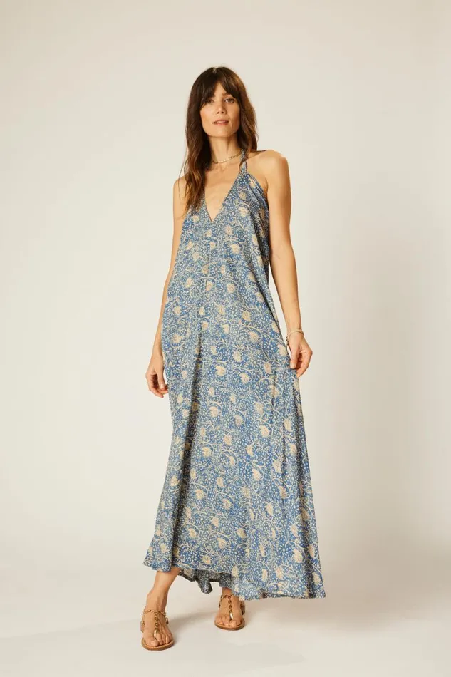 Women Natalie Martin Dresses Lola Dress Water Lily Blue