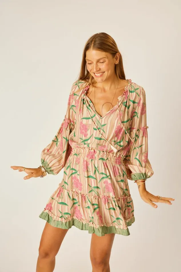 Women Natalie Martin Dresses Maggie Dress Chamomile Rose