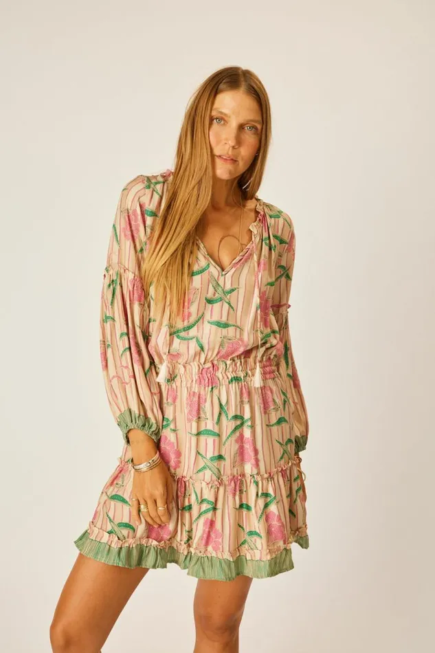 Women Natalie Martin Dresses Maggie Dress Chamomile Rose