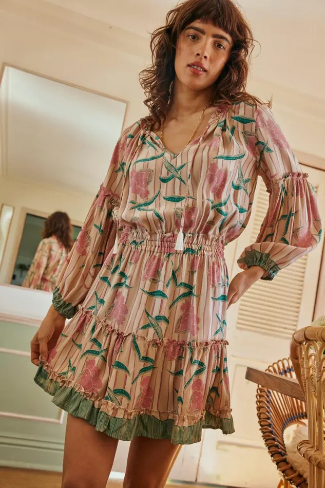 Women Natalie Martin Dresses Maggie Dress Chamomile Rose