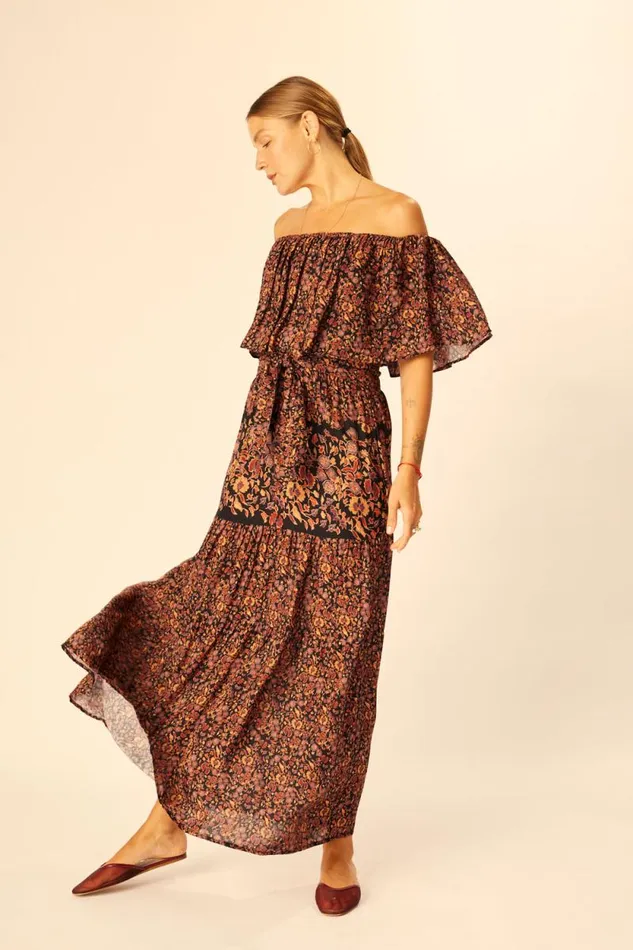 Women Natalie Martin Dresses Naomi Dress With Sash Petite Fleur Noire