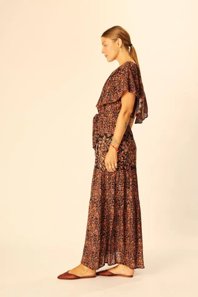 Women Natalie Martin Dresses Naomi Dress With Sash Petite Fleur Noire