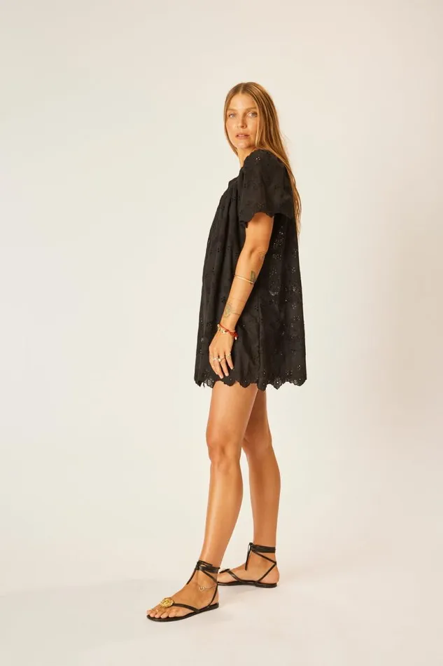 Women Natalie Martin Dresses Sienna Mini Dress Geranium Midnight
