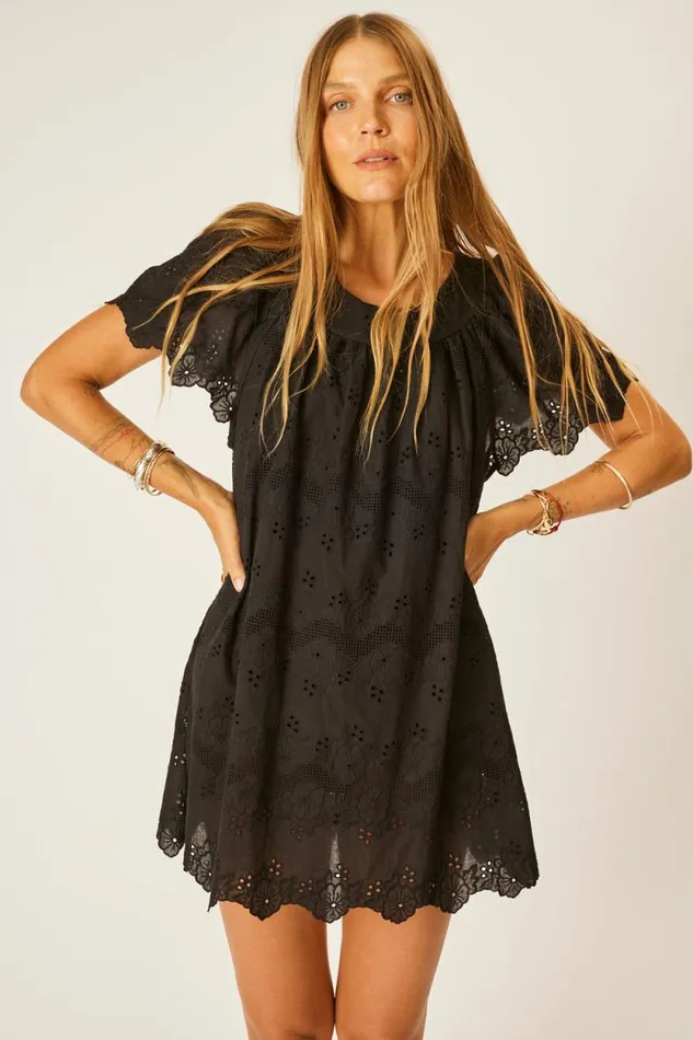 Women Natalie Martin Dresses Sienna Mini Dress Geranium Midnight