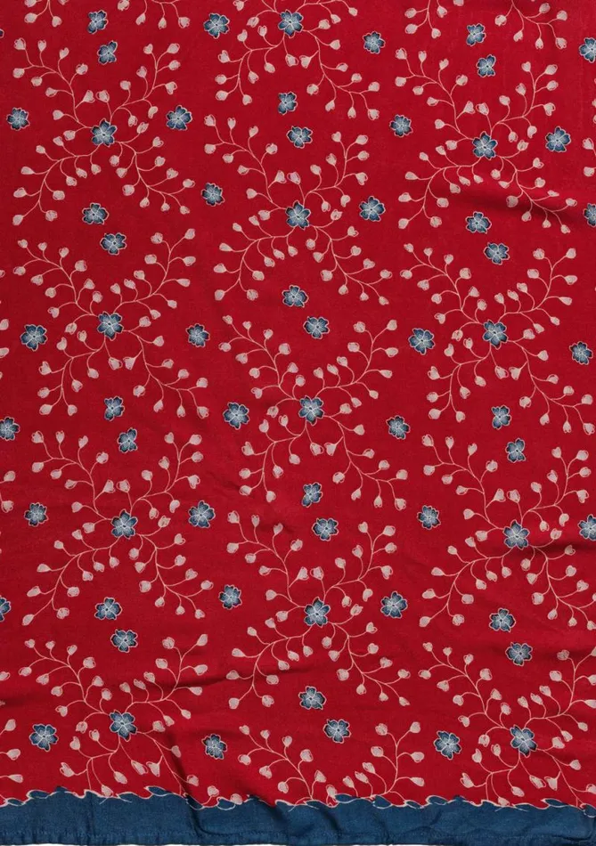 Women Natalie Martin Square Scarf Pinwheel Denim