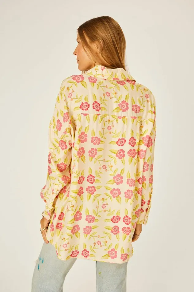 Women Natalie Martin Tops Jennifer Shirt Prairie Dusty Crimson