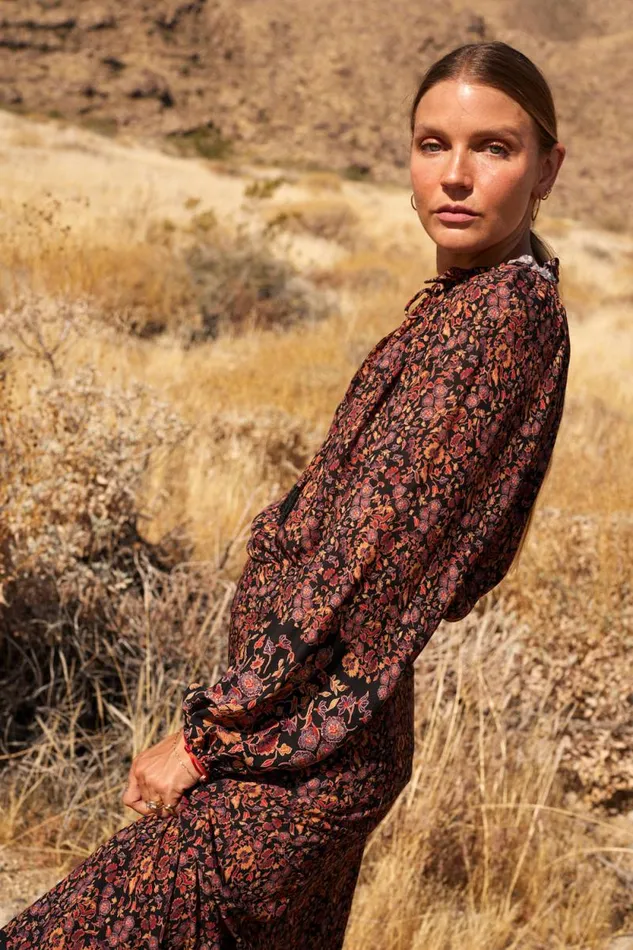 Women Natalie Martin Tops Penny Blouse Petite Fleur Noire