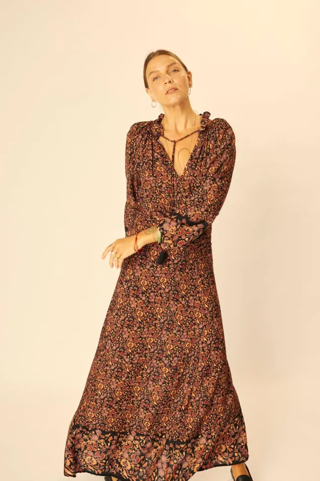 Women Natalie Martin Tops Penny Blouse Petite Fleur Noire