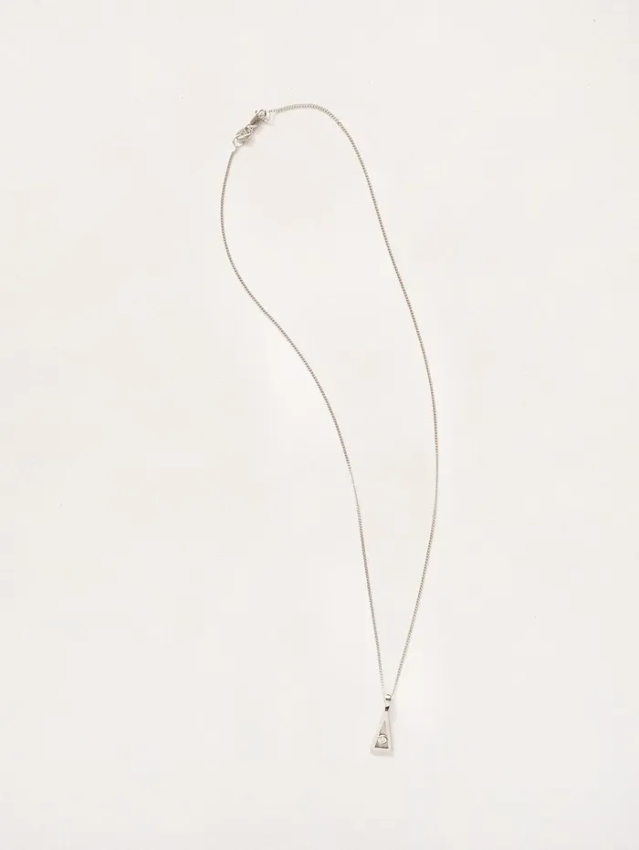 Women Natasha Schweitzer 8211 Jennifer Necklace White Gold The UNDONE Necklaces
