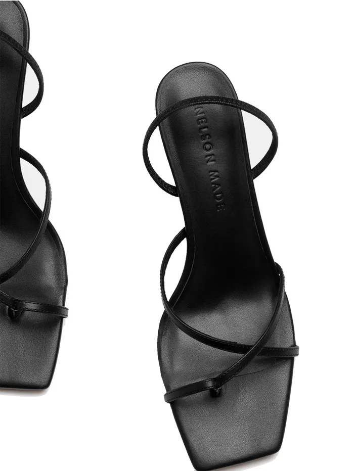 Women Nelson Made 8211 Fleur Midi In Black The UNDONE Heels