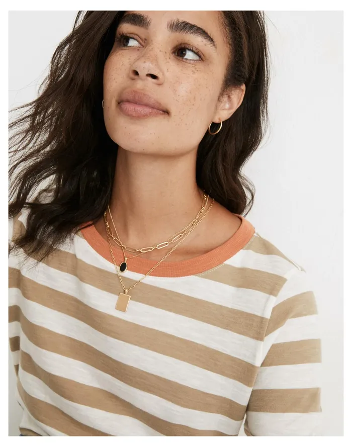 Women Nightstone Necklace Set Onyx Multi Madewell Necklaces Women Nightstone Necklace Set Onyx Multi Madewell Necklaces
