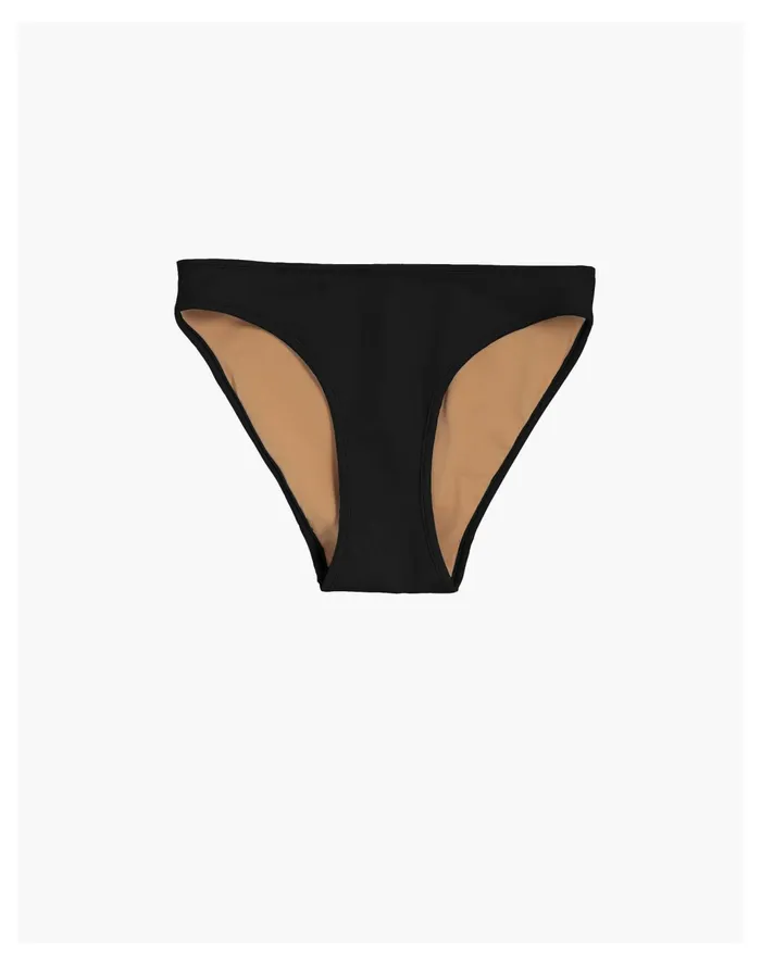 Women NU SWIM High Cut Bottom Black Madewell Swim