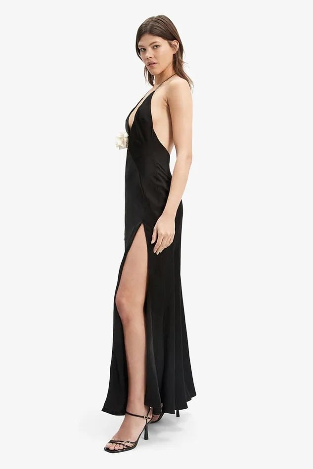 Women Occasion Dresses Bardot Aradia Halter Dress In Black Black Women Occasion Dresses Bardot Aradia Halter Dress In Black Black