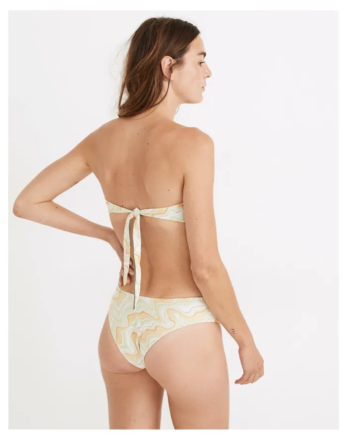 Women Palm Bruna Bandeau Bikini Top In Goldie Print Goldie Madewell Swim Women Palm Bruna Bandeau Bikini Top In Goldie Print Goldie Madewell Swim