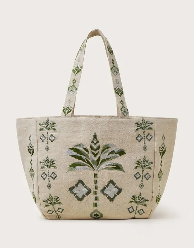 Women Palm Canvas Tote Bag Monsoon Bags and Purses