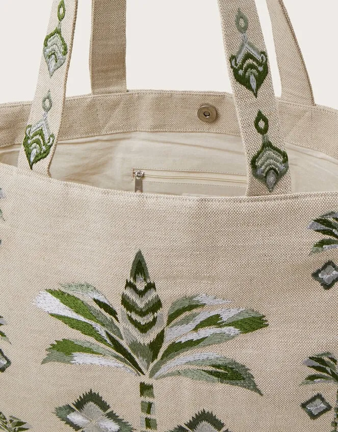 Women Palm Canvas Tote Bag Monsoon Bags and Purses