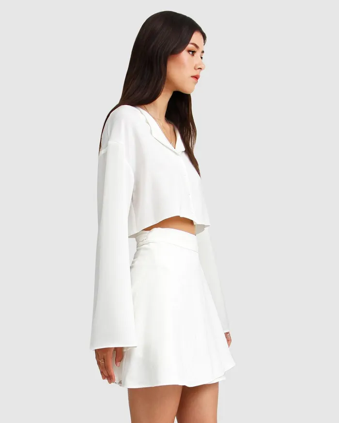 Women Pants and Skirts Belle and Bloom Before You Go Skirt 8211 White
