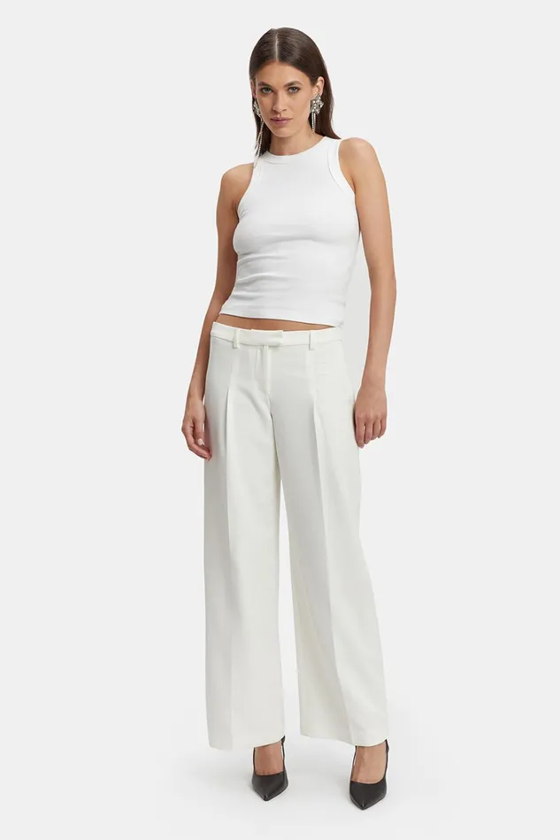 Women Pants Bardot Cassian Tailored Pant In Ivory Ivory