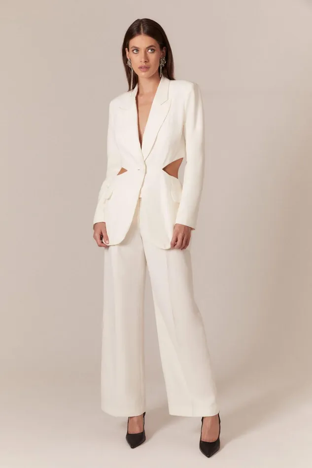 Women Pants Bardot Cassian Tailored Pant In Ivory Ivory Women Pants Bardot Cassian Tailored Pant In Ivory Ivory