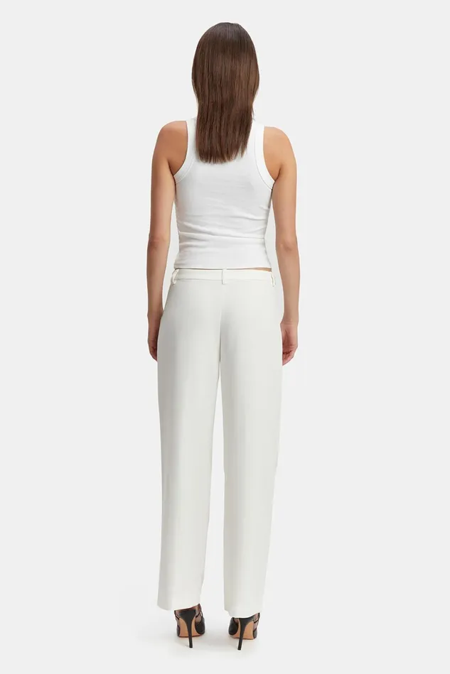Women Pants Bardot Cassian Tailored Pant In Ivory Ivory Women Pants Bardot Cassian Tailored Pant In Ivory Ivory
