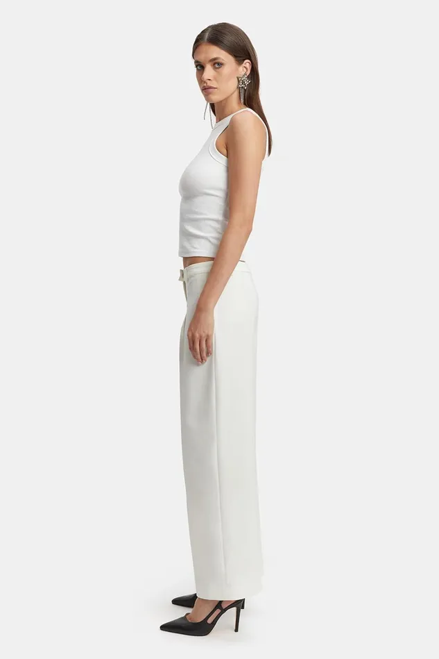 Women Pants Bardot Cassian Tailored Pant In Ivory Ivory Women Pants Bardot Cassian Tailored Pant In Ivory Ivory