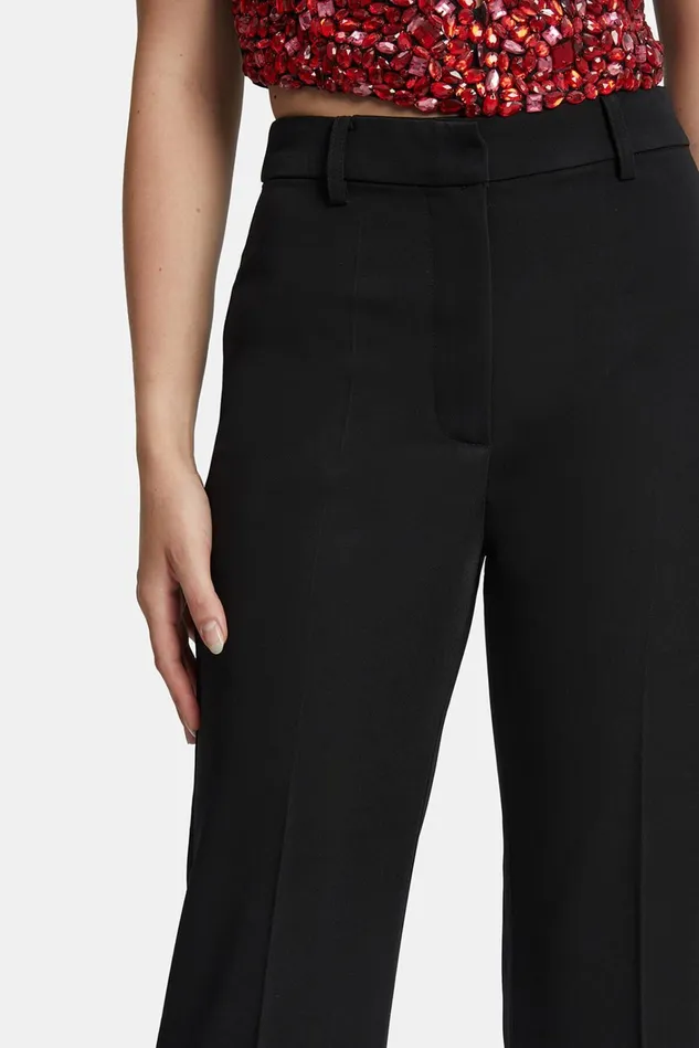 Women Pants Bardot Halifax Slim Flare Pant In Black Black Women Pants Bardot Halifax Slim Flare Pant In Black Black