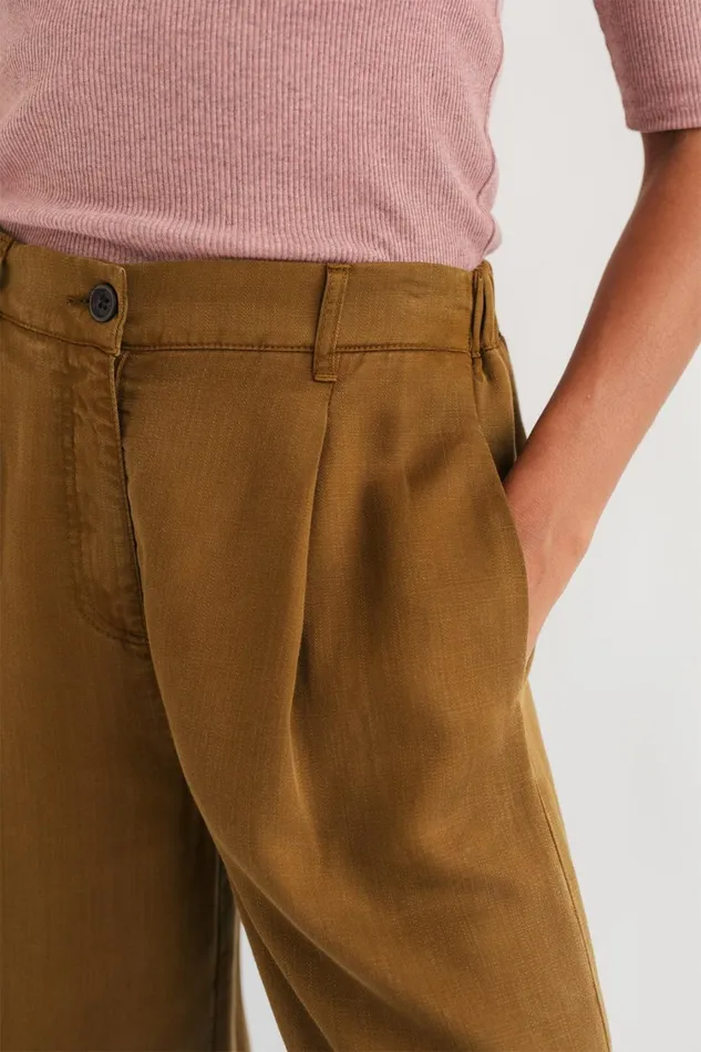 Women Pants Women 8211 Nanpu 8211 Dusty Ochre TWOTHIRDS Pants