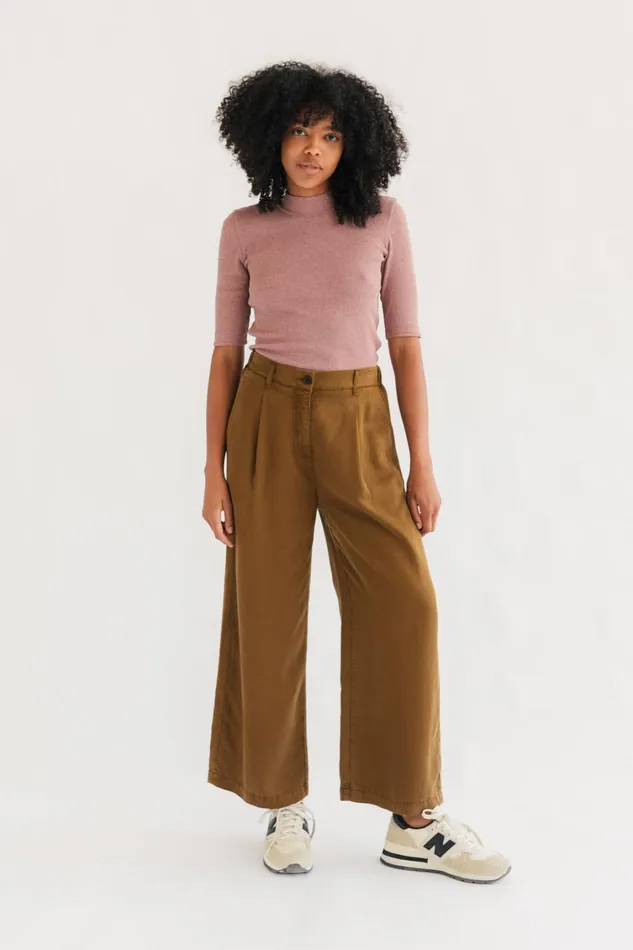 Women Pants Women 8211 Nanpu 8211 Dusty Ochre TWOTHIRDS Pants
