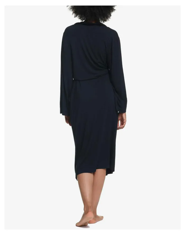 Women Papinelle Sleepwear Modal Maxi Robe Black Madewell Pajamas Women Papinelle Sleepwear Modal Maxi Robe Black Madewell Pajamas