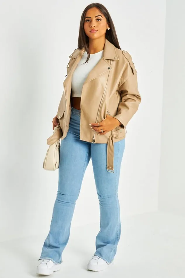 Women Perfecto En Simili Cuir Taupe Ceintur Darkbeige Brentiny Paris Jackets Women Perfecto En Simili Cuir Taupe Ceintur Darkbeige Brentiny Paris Jackets