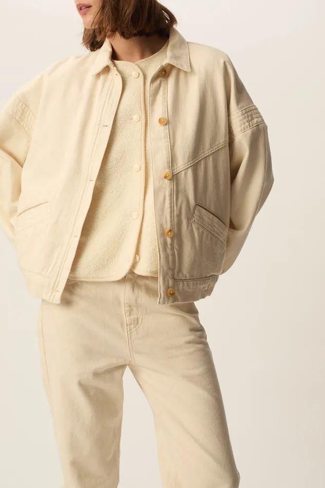 Women Pisco Loubia Jacket Des Petits Hauts Denim