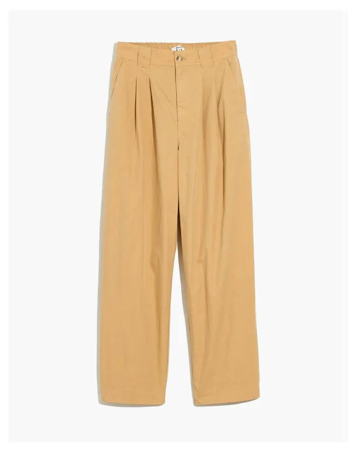 Women Pleated Pull On Balloon Pants Desert Dune Madewell Jeans Women Pleated Pull On Balloon Pants Desert Dune Madewell Jeans