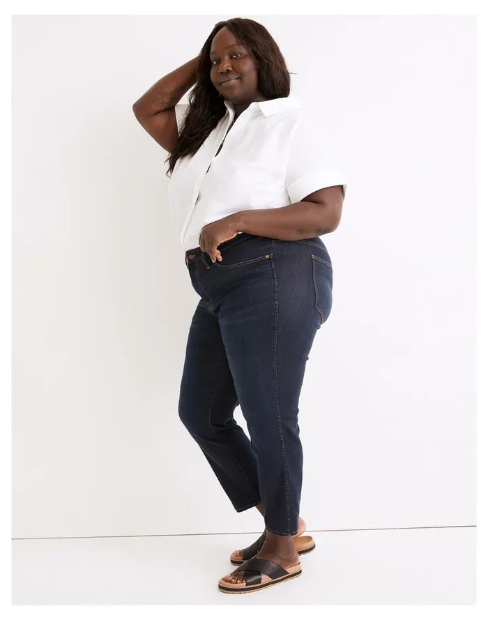 Women Plus Mid Rise Stovepipe Jeans In Larkspur Wash Larkspur Madewell Jeans Women Plus Mid Rise Stovepipe Jeans In Larkspur Wash Larkspur Madewell Jeans