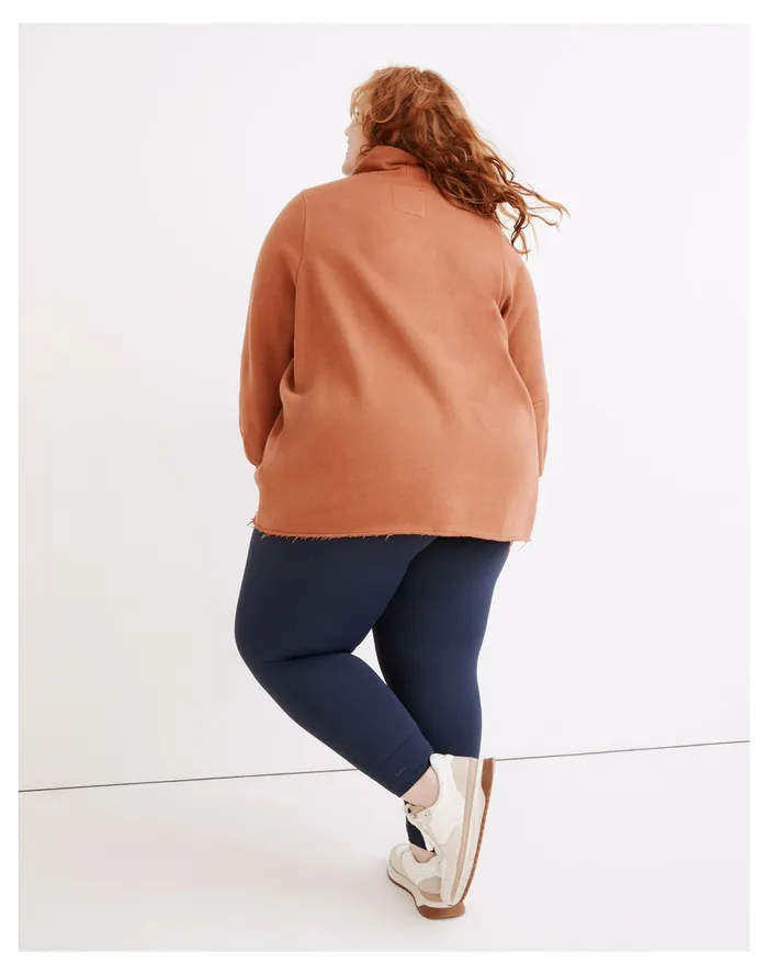 Women Plus MWL Betterterry Relaxed Turtleneck Sweatshirt Warm Umber Madewell MWL Athleisure Women Plus MWL Betterterry Relaxed Turtleneck Sweatshirt Warm Umber Madewell MWL Athleisure