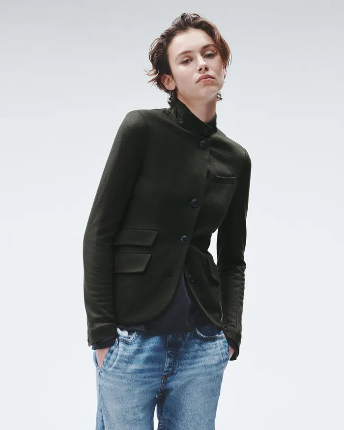 Women Rag and Bone Blazers and Vests Slade Tailored Wool Blazer For Women Rag and Bone Slade Tailored Wool Blazer For Women