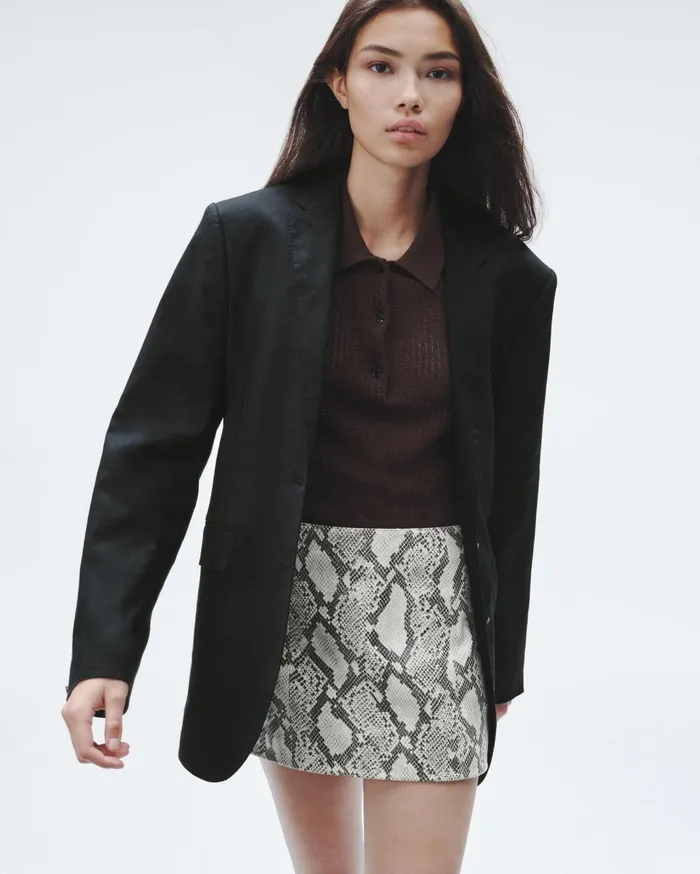 Women Rag and Bone Dresses and Skirts Emerson Leather Skirt Snake Print Women Rag and Bone Dresses and Skirts Emerson Leather Skirt Snake Print