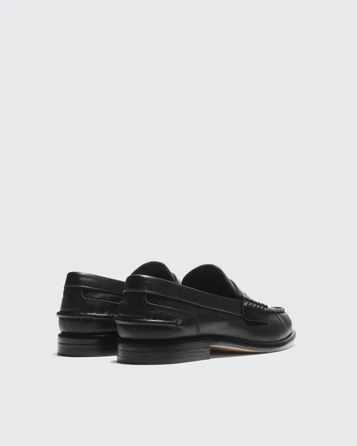 Women Rag and Bone Flats Carter Loafer Black Women Rag and Bone Flats Carter Loafer Black