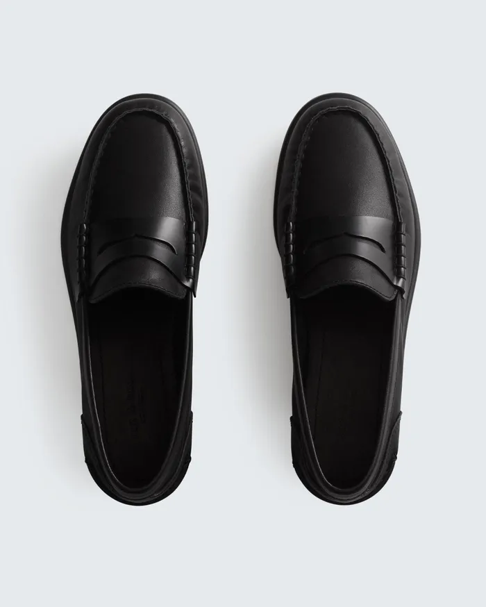 Women Rag and Bone Flats Carter Loafer Black Women Rag and Bone Flats Carter Loafer Black