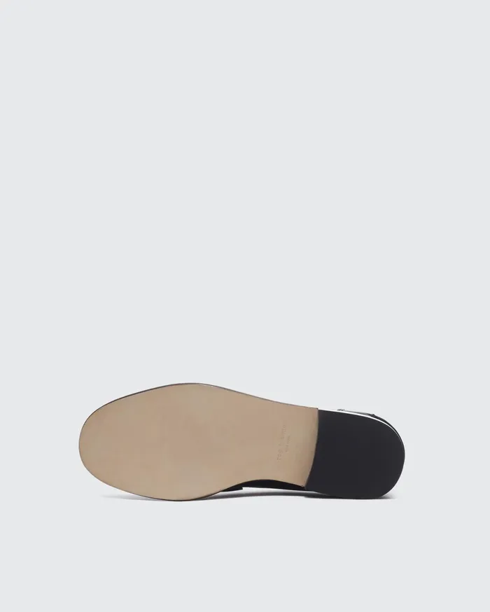 Women Rag and Bone Flats Carter Loafer Black Women Rag and Bone Flats Carter Loafer Black