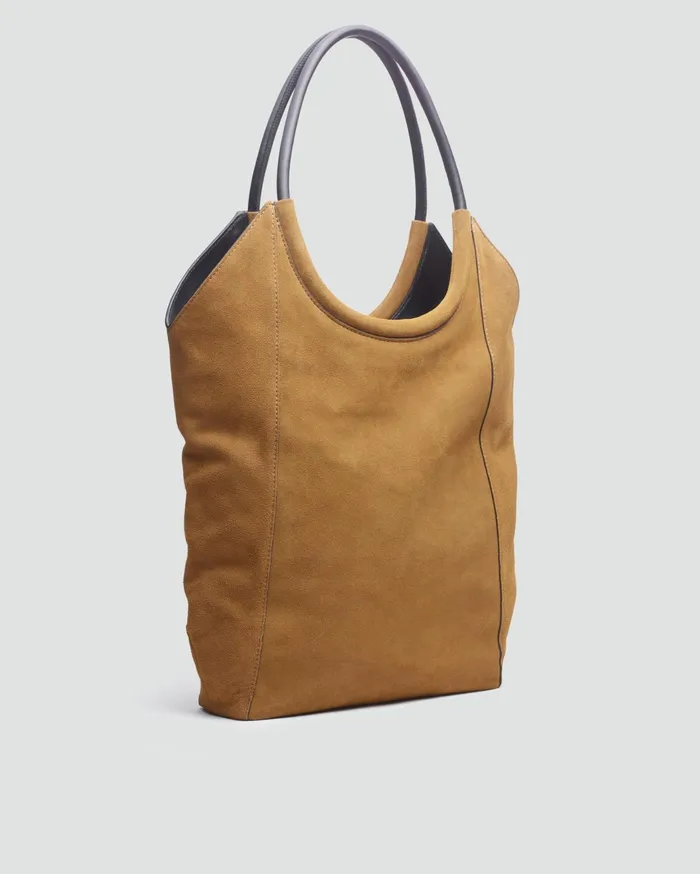 Women Rag and Bone Handbags Remi Shopper Golden Brown Suede Women Rag and Bone Handbags Remi Shopper Golden Brown Suede