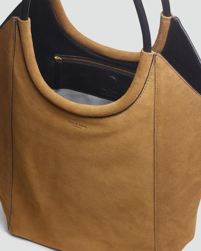 Women Rag and Bone Handbags Remi Shopper Golden Brown Suede Women Rag and Bone Handbags Remi Shopper Golden Brown Suede