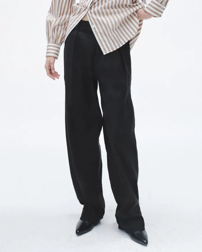 Women Rag and Bone Pants Donovan Linen Pant Black Women Rag and Bone Pants Donovan Linen Pant Black